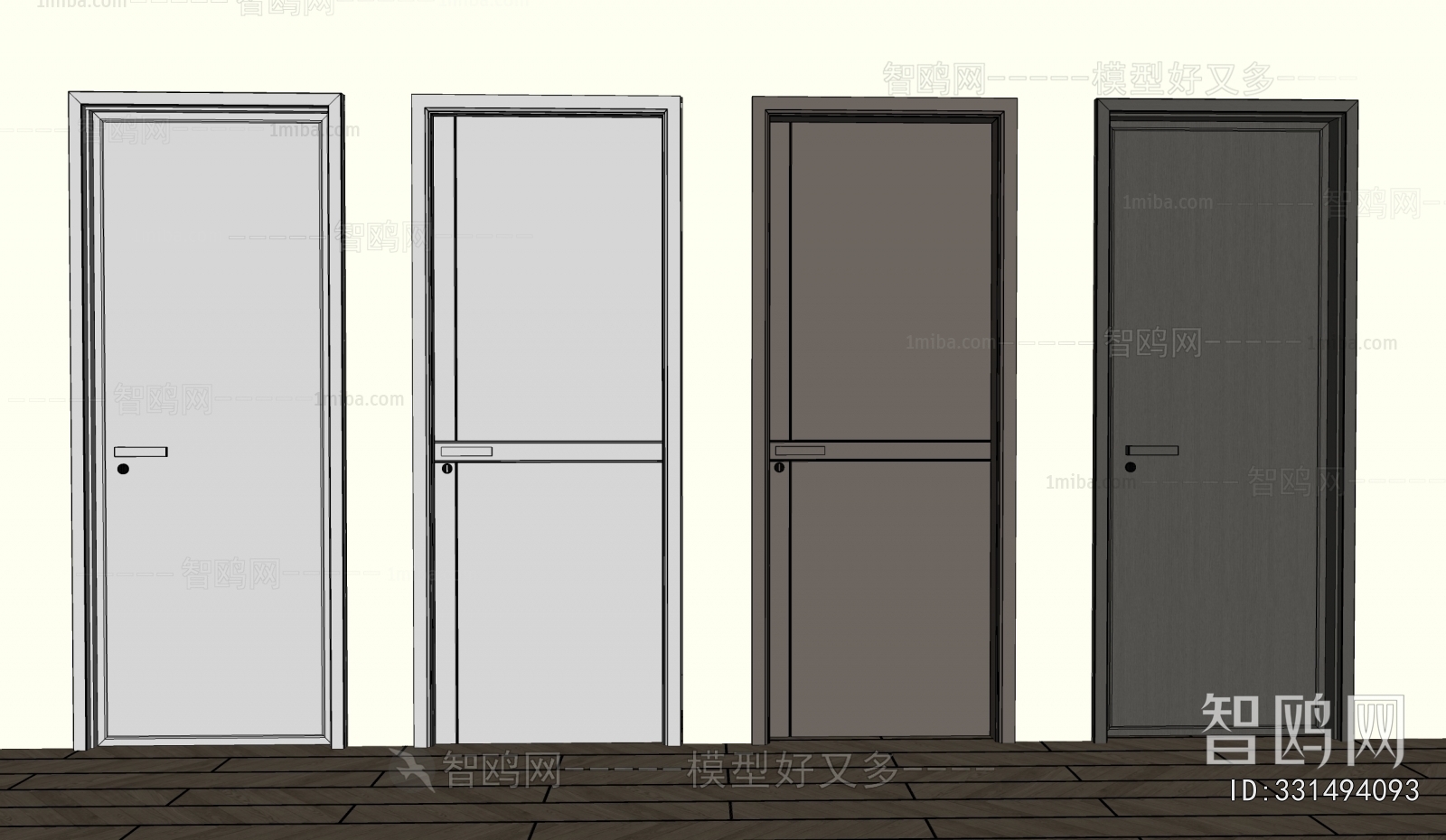 Modern Single Door