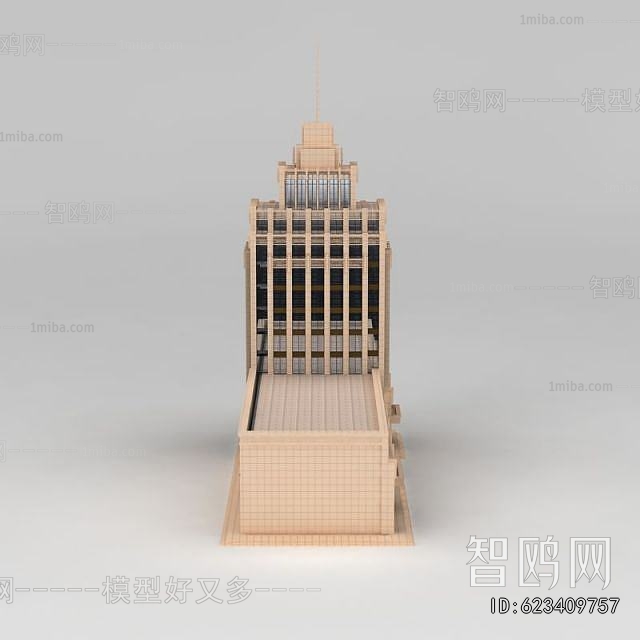 Simple European Style Appearance Of Commercial Building