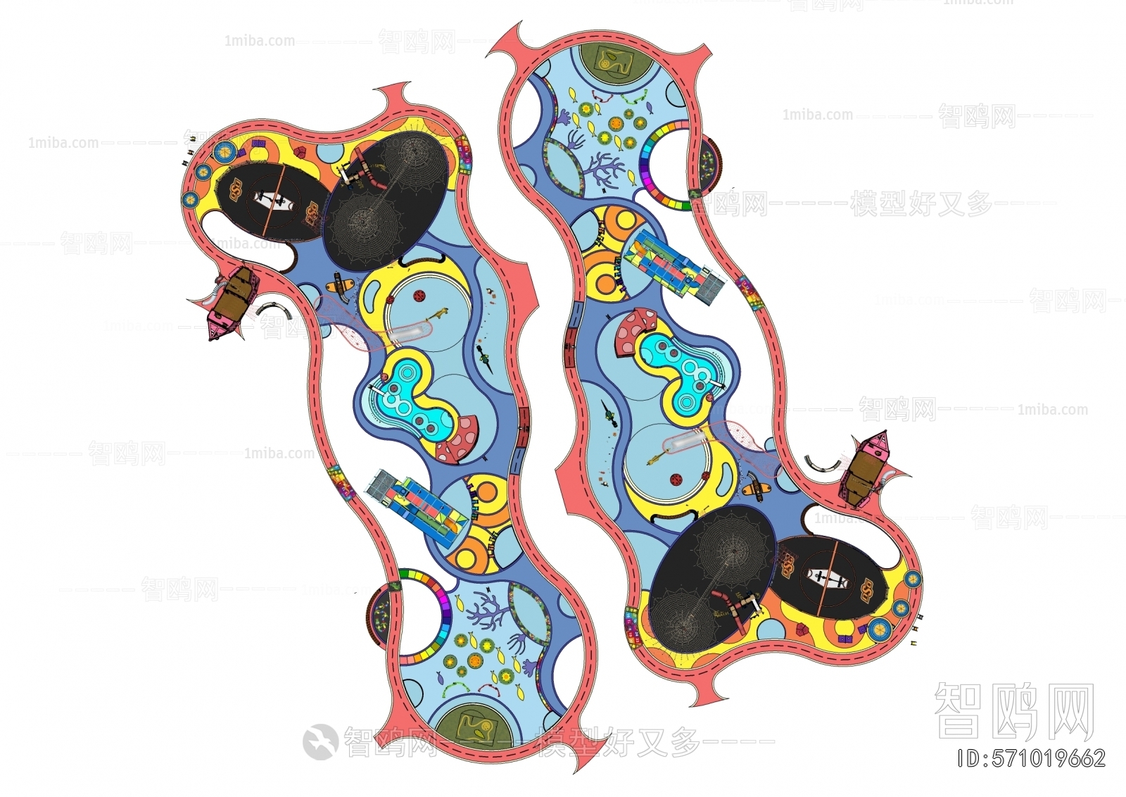 Modern Park Landscape