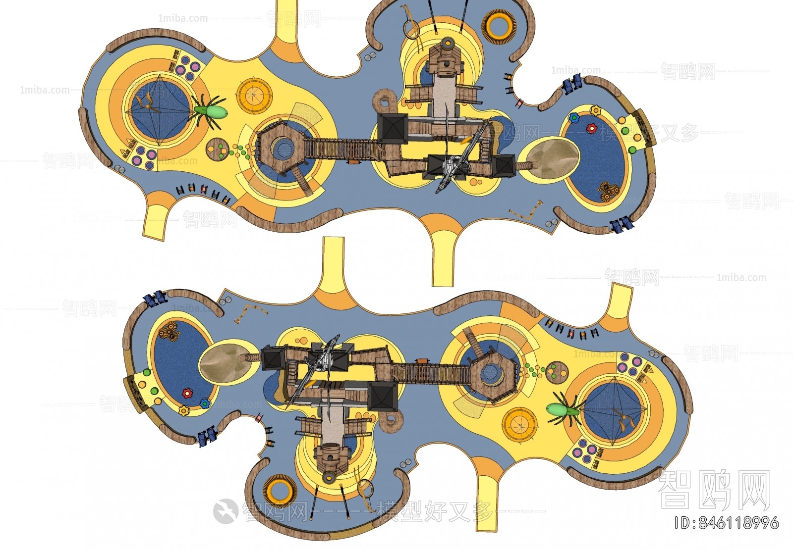 Modern Park Landscape