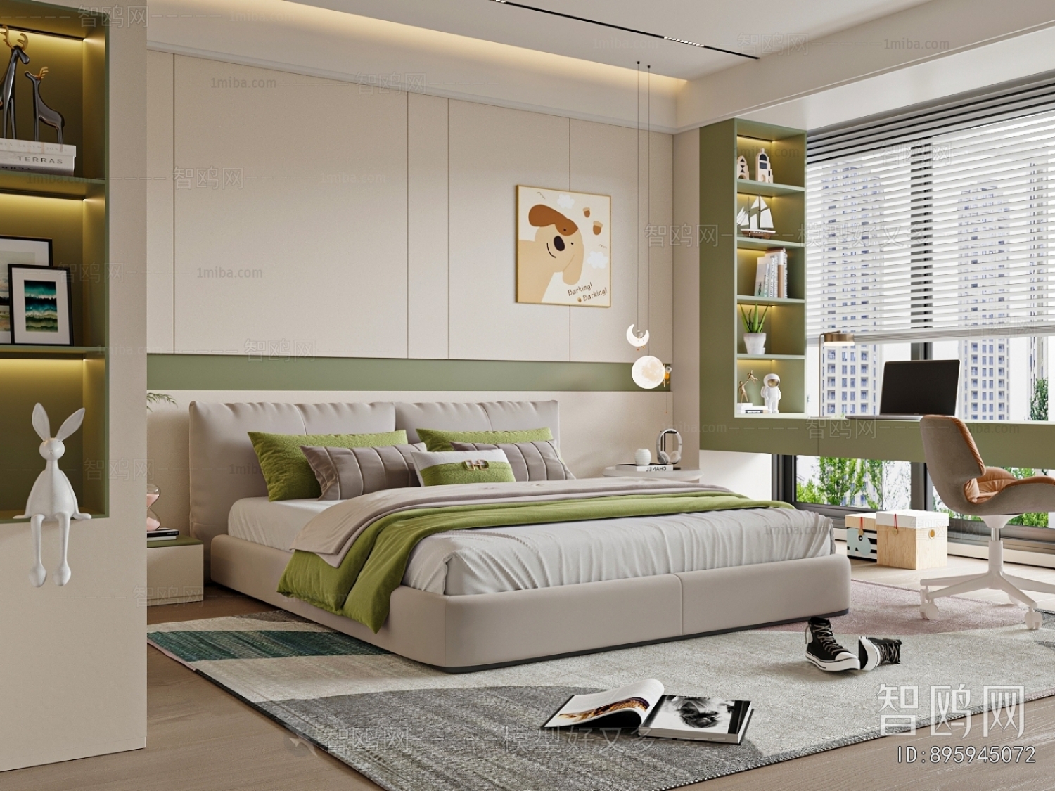 Modern Boy's Room And Son's Room