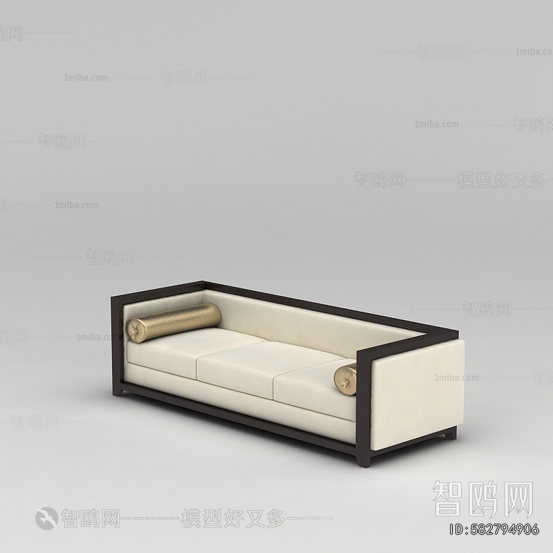 New Chinese Style Multi Person Sofa