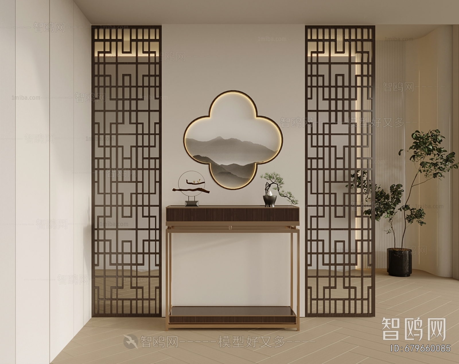 New Chinese Style Hallway