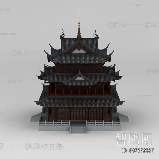 Chinese Style Ancient Architectural Buildings