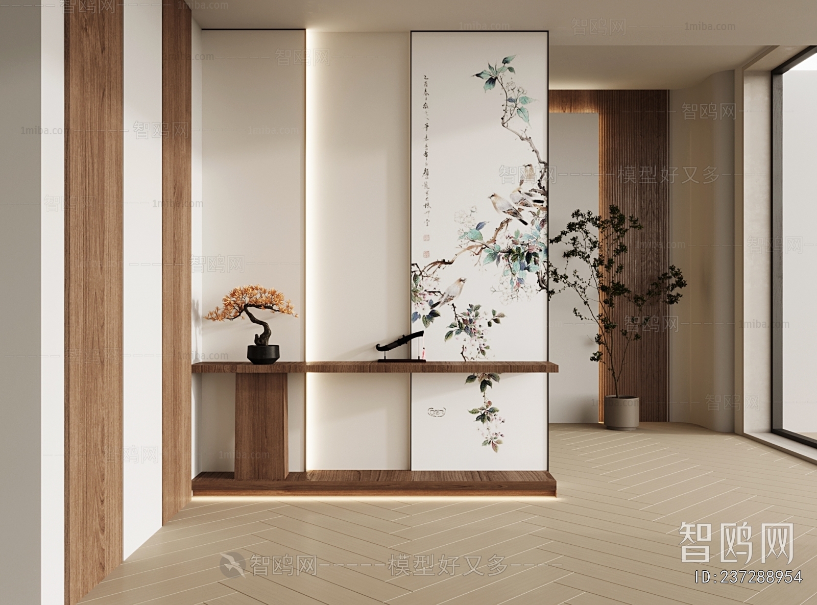 New Chinese Style Hallway