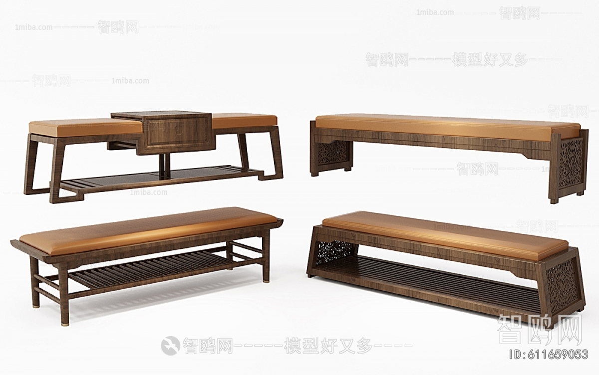 New Chinese Style Bench