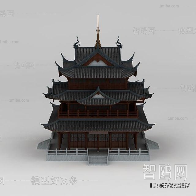Chinese Style Ancient Architectural Buildings