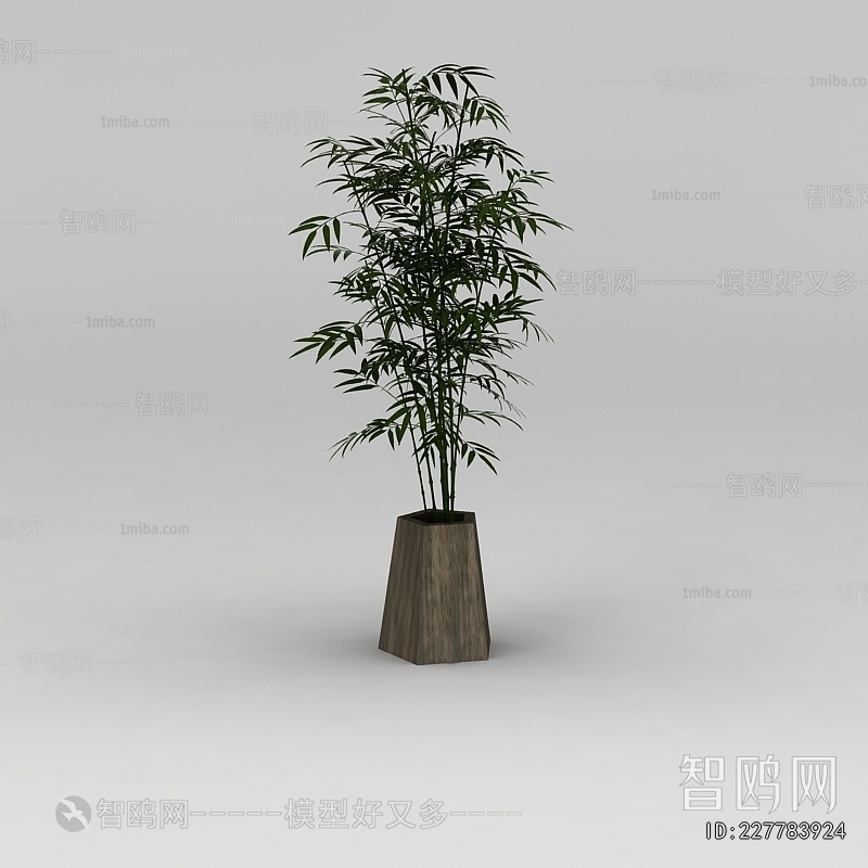 New Chinese Style Ground Green Plant Potted Plants