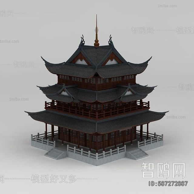 Chinese Style Ancient Architectural Buildings