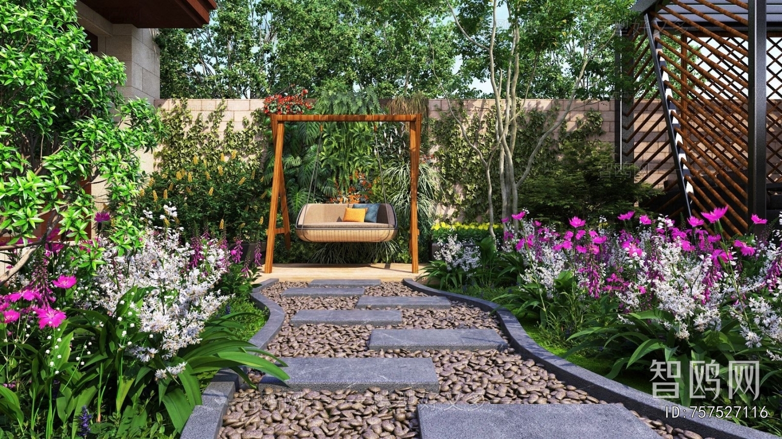 Modern Courtyard/landscape