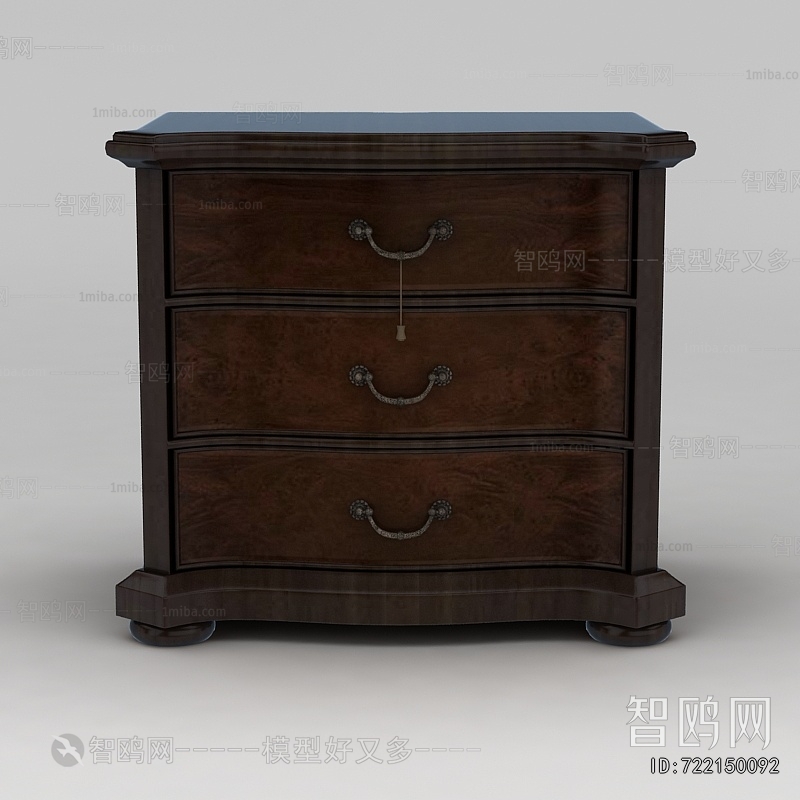 Chinese Style Bedside Cupboard