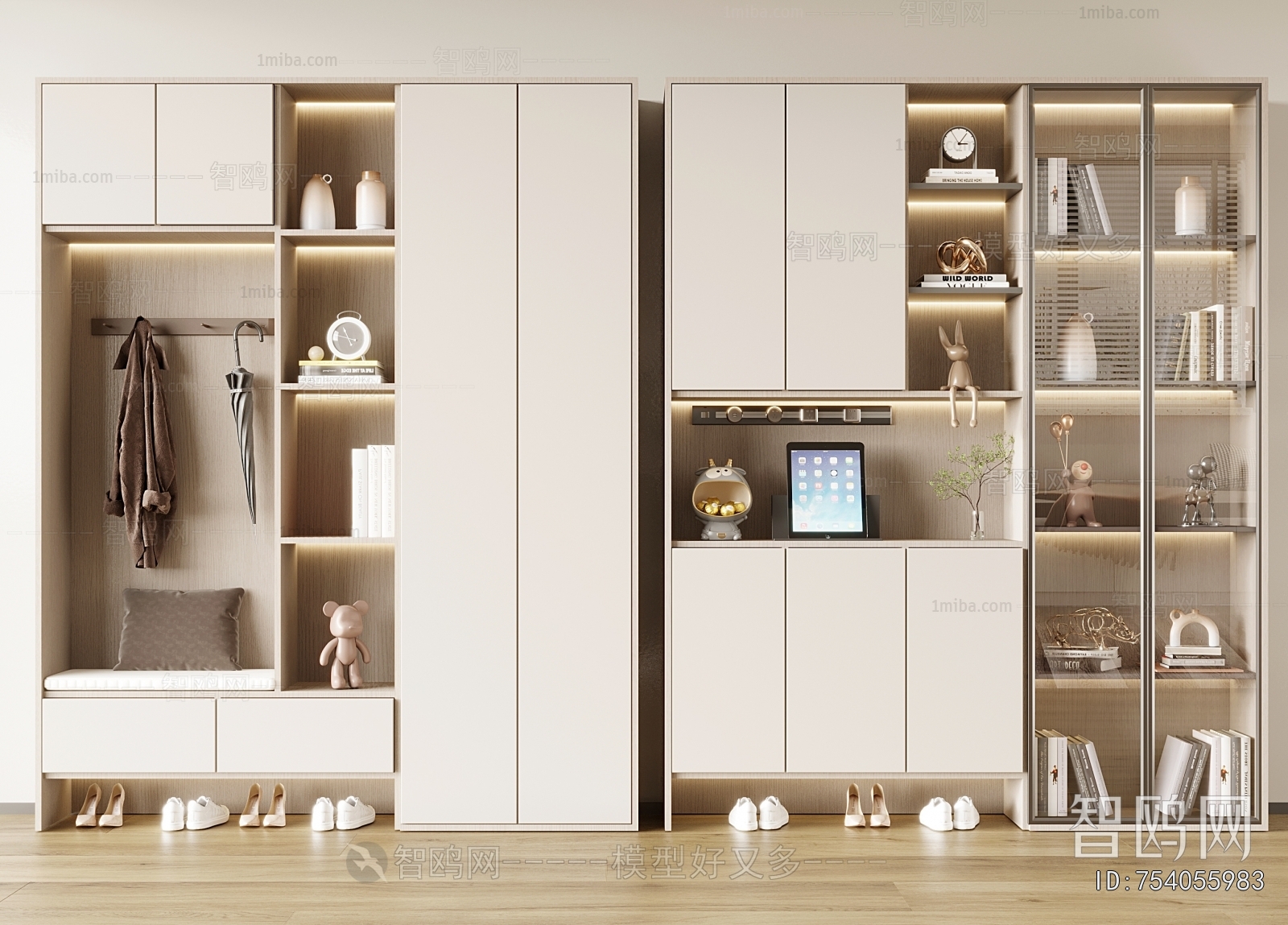 Modern Shoe Cabinet