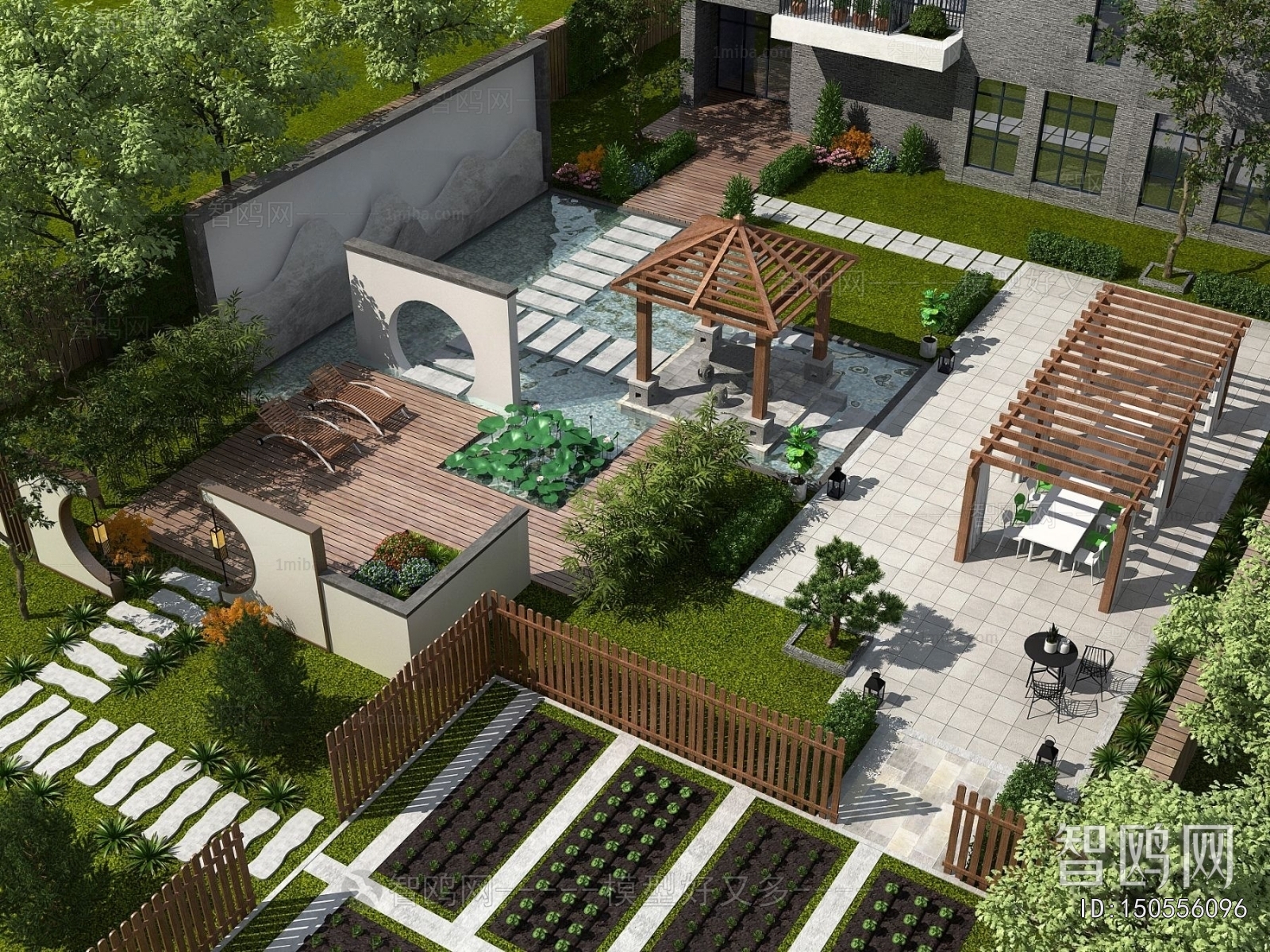 Modern Courtyard/landscape