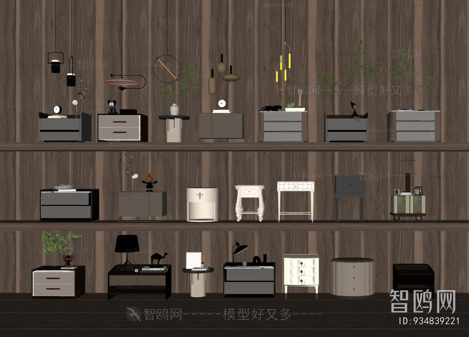 Modern Bedside Cupboard