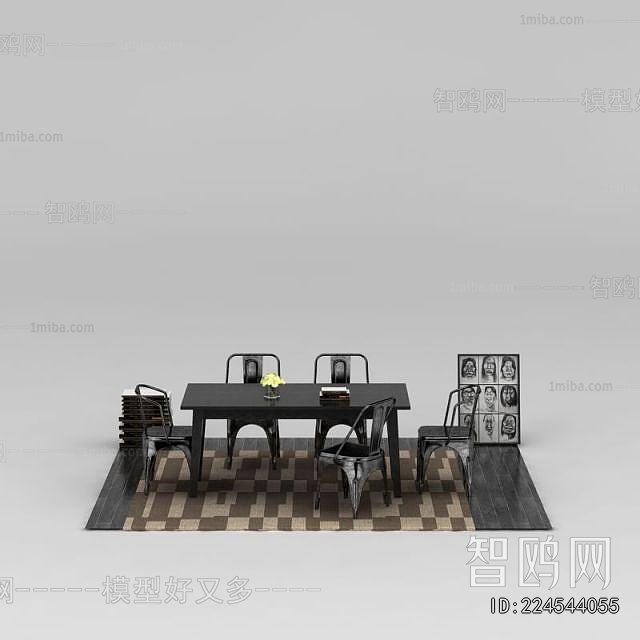 American Style Dining Table And Chairs