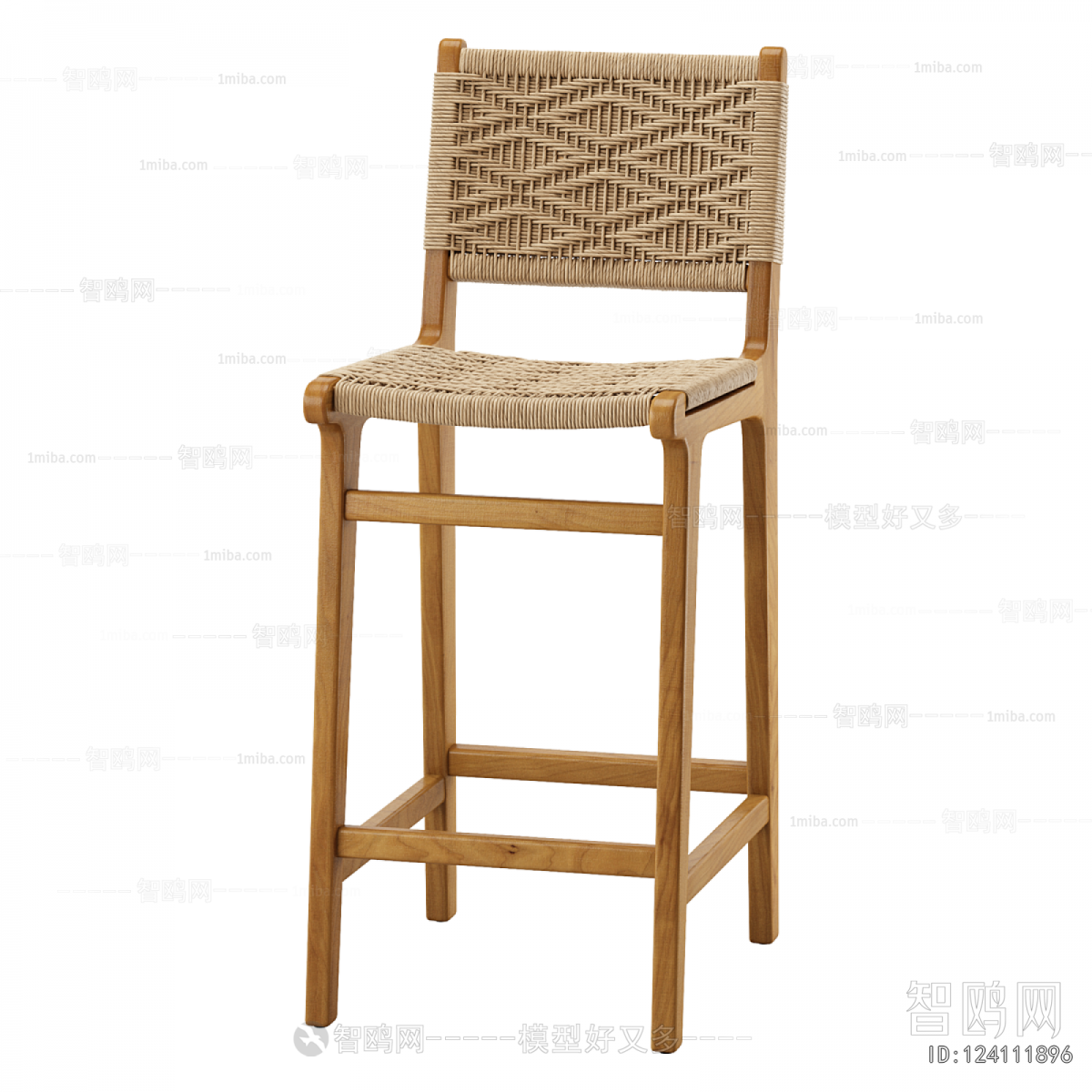Nordic Style Bar Chair