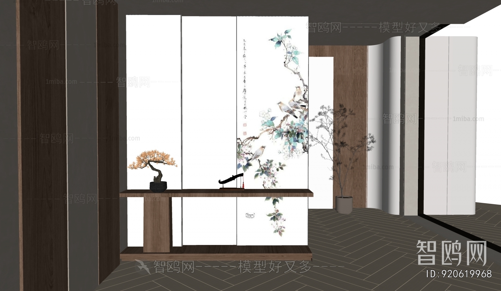 New Chinese Style Hallway