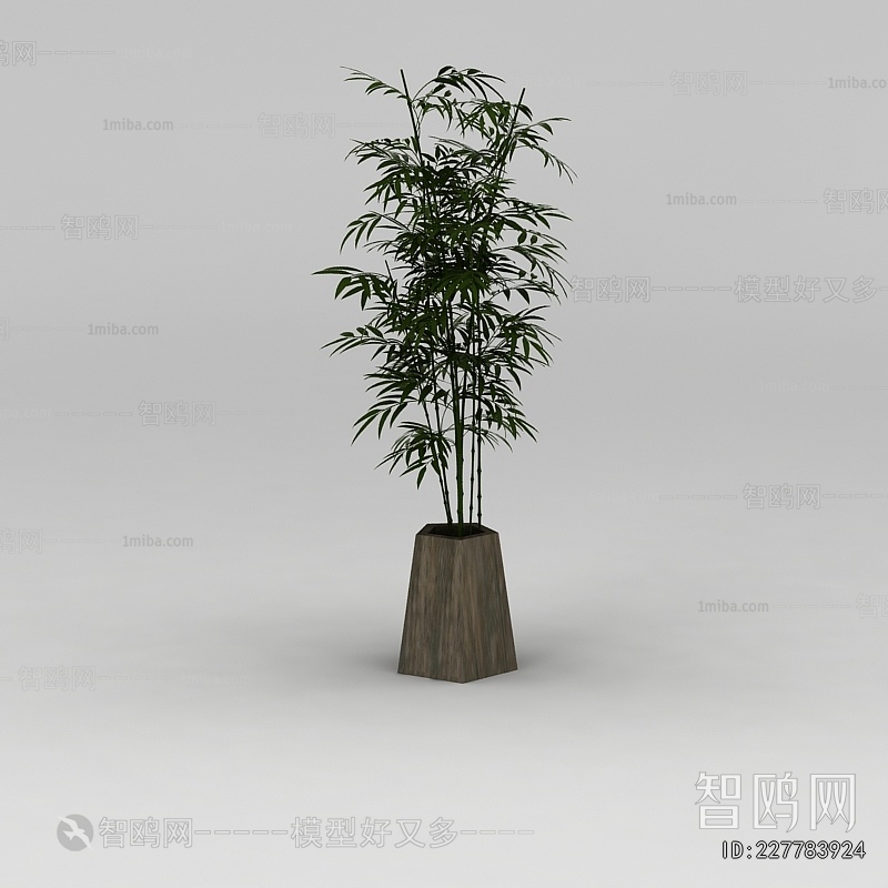 New Chinese Style Ground Green Plant Potted Plants