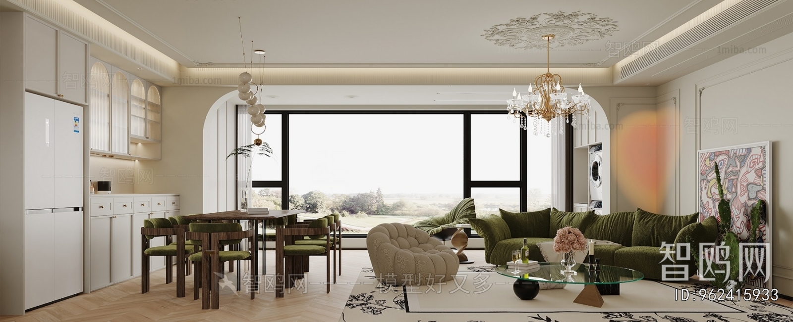 French Style A Living Room