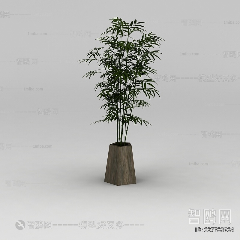 New Chinese Style Ground Green Plant Potted Plants