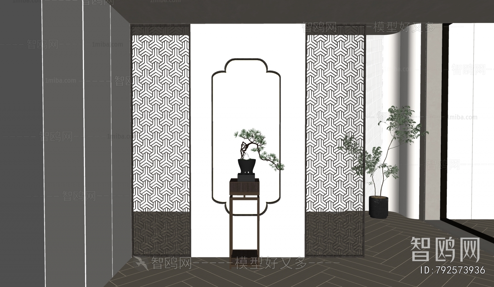 New Chinese Style Hallway