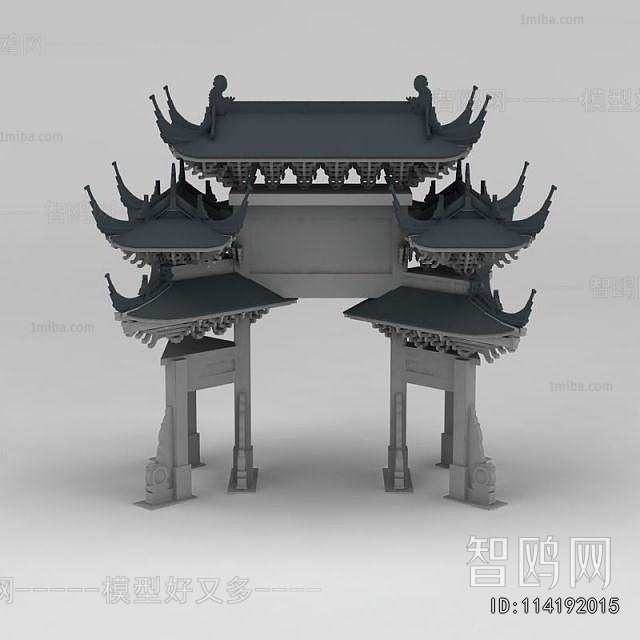 Chinese Style Ancient Architectural Buildings