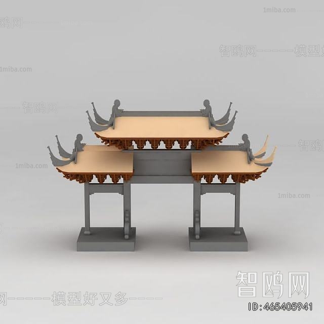 Chinese Style Ancient Architectural Buildings