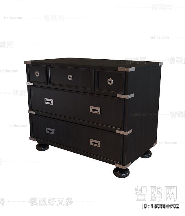 Simple European Style Side Cabinet