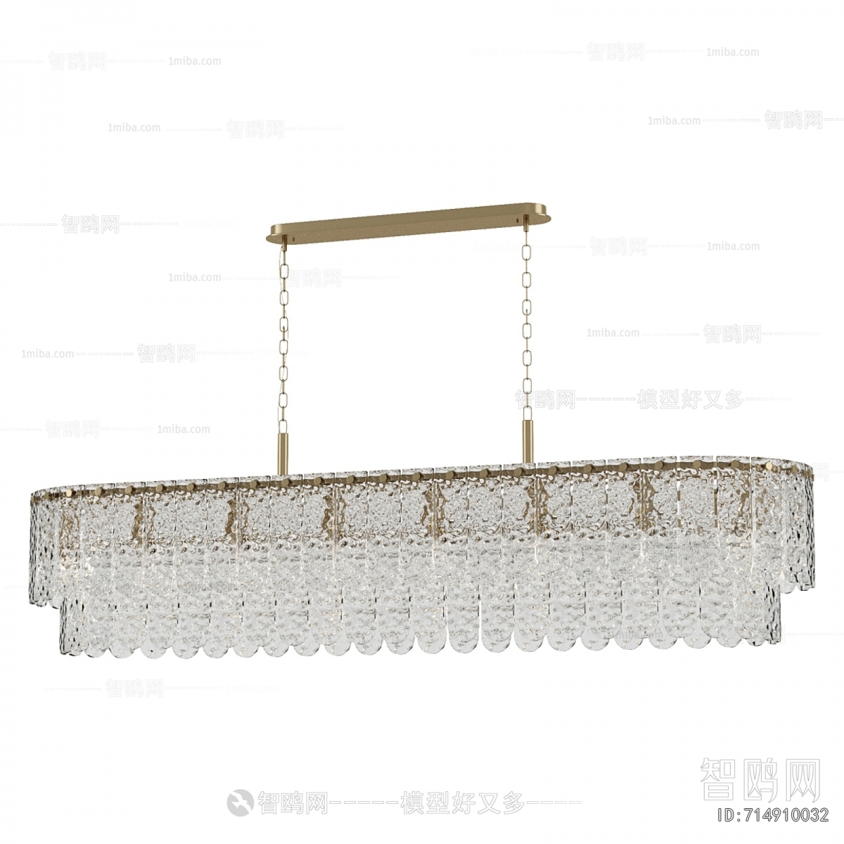 Modern Long Chandelier