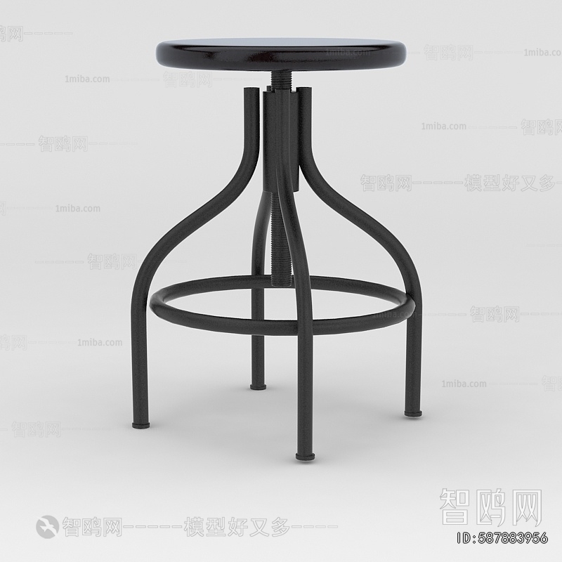 Industrial Style Stool