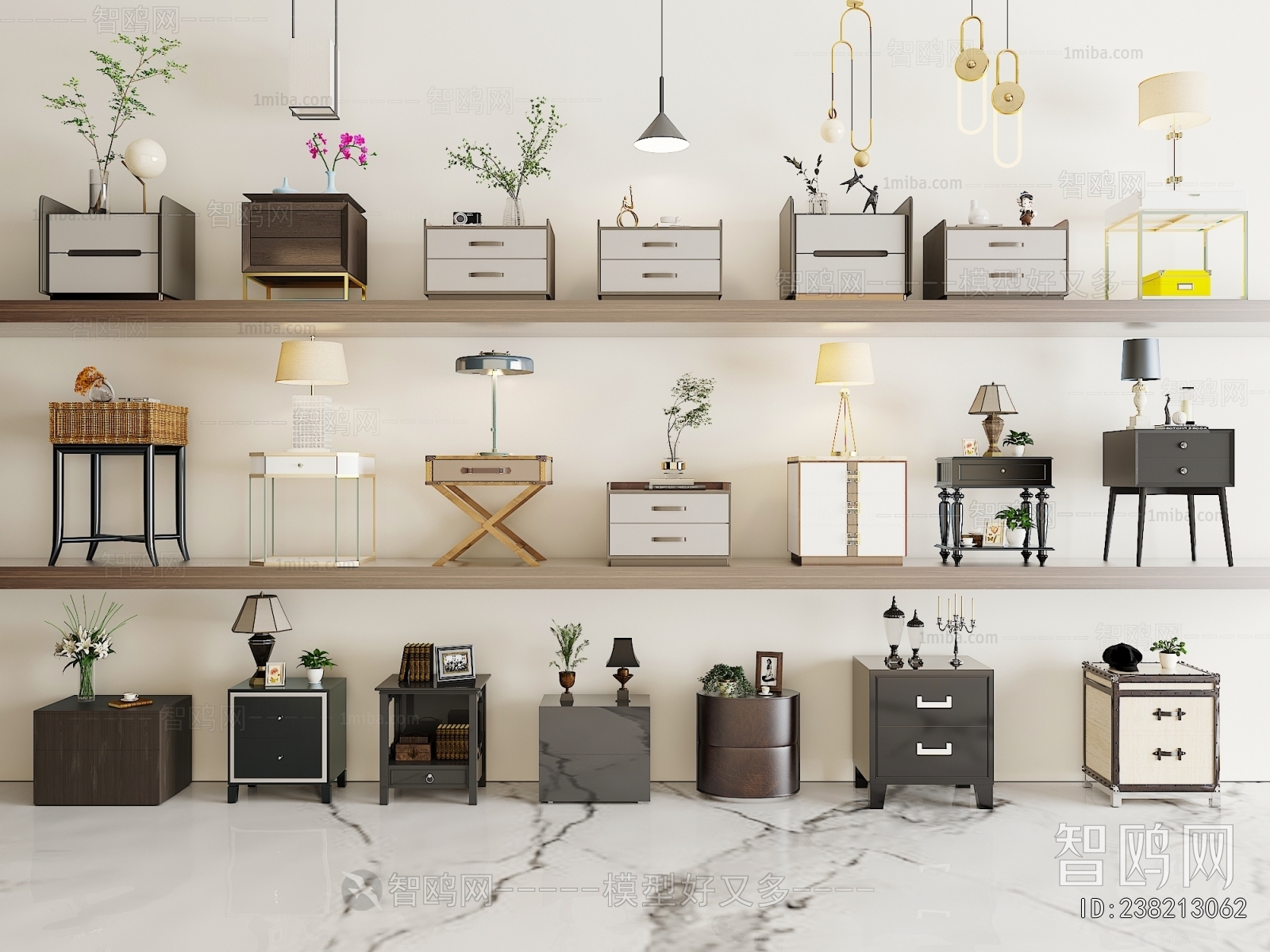 Modern Bedside Cupboard