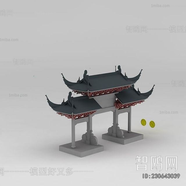 Chinese Style Ancient Architectural Buildings