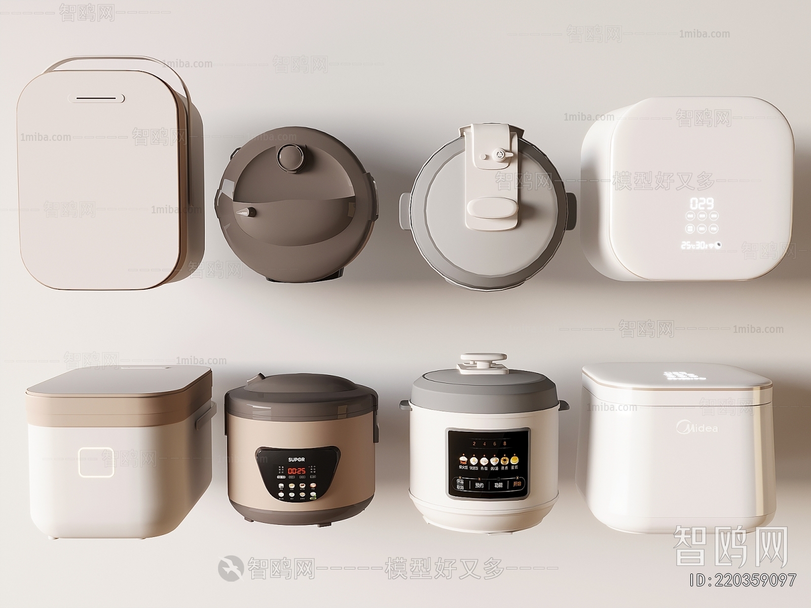 Modern Electric Kitchen Appliances