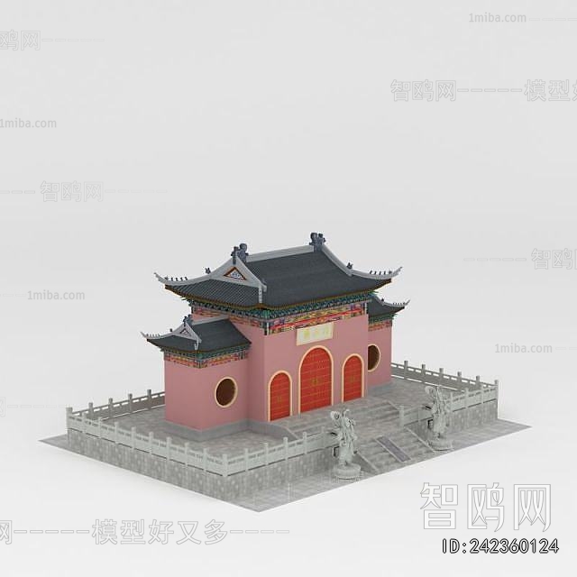 New Chinese Style Religious Architecture