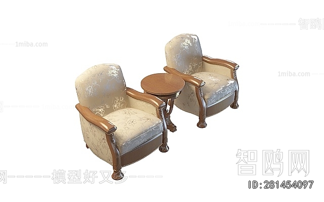 European Style Single Sofa