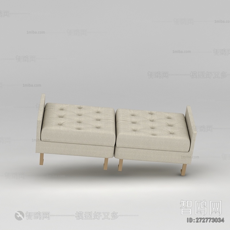 Simple European Style Sofa Stool