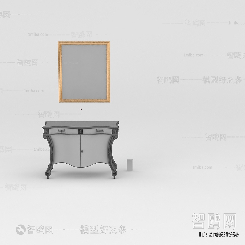 European Style Side Cabinet