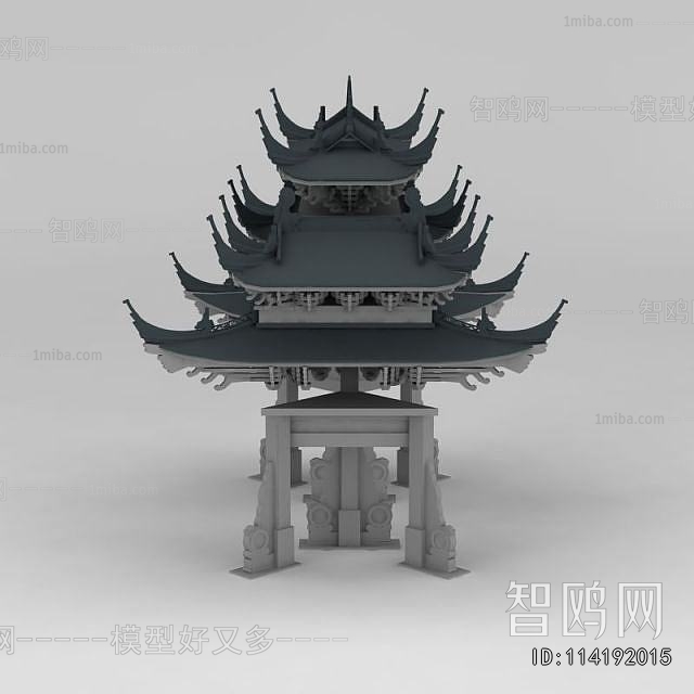 Chinese Style Ancient Architectural Buildings