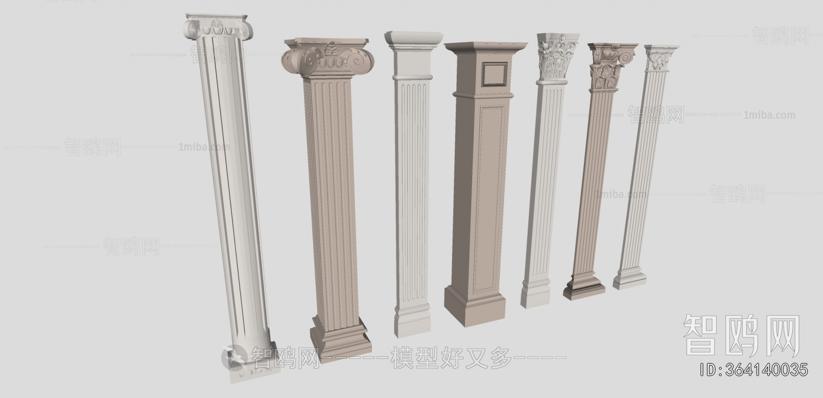 European Style Roman Pillar