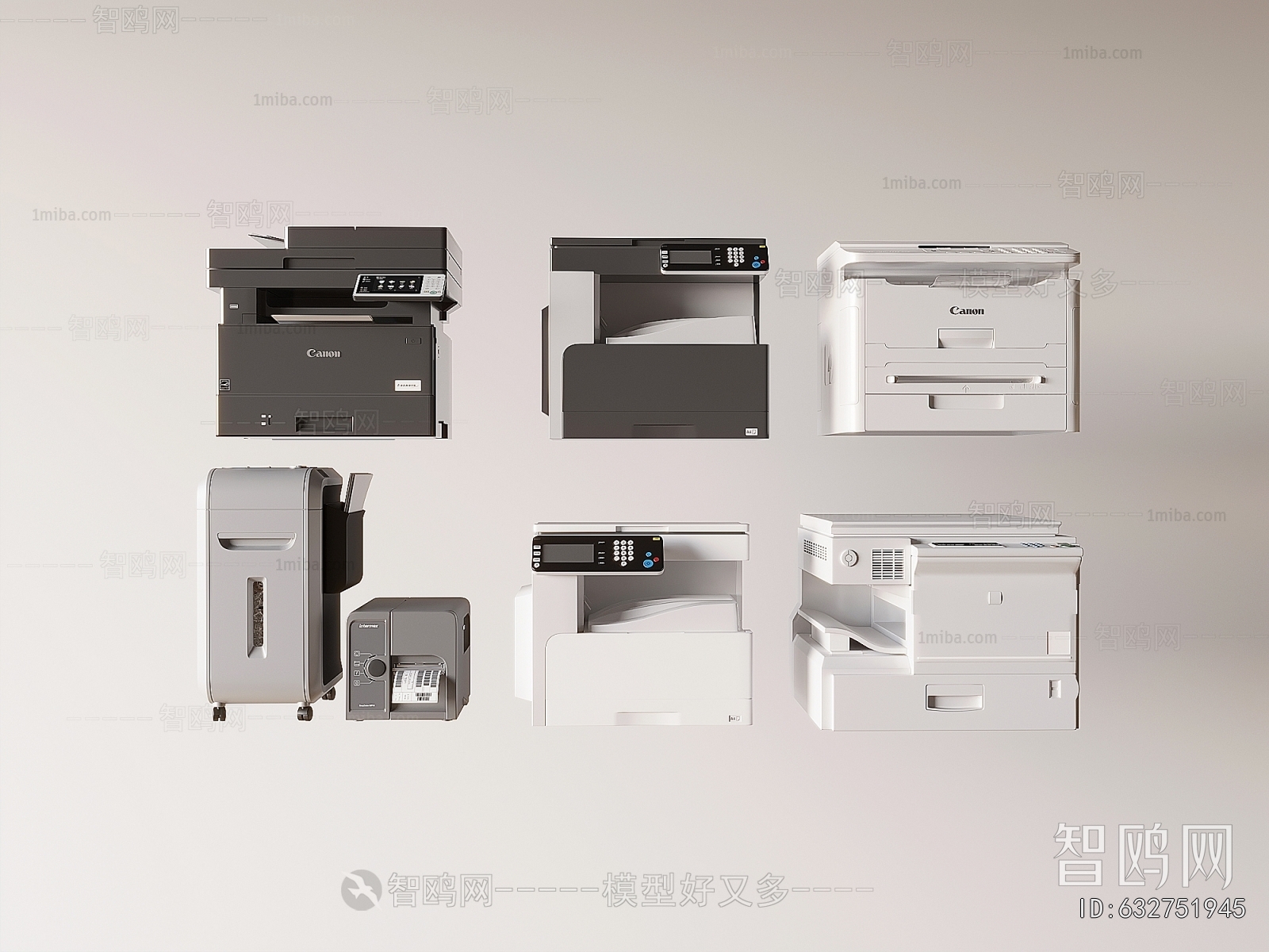 现代办公打印机组合