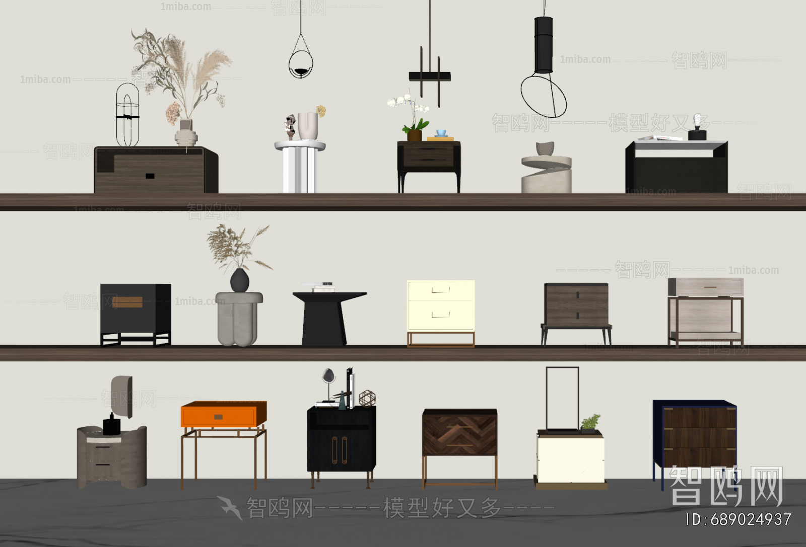 Modern Bedside Cupboard