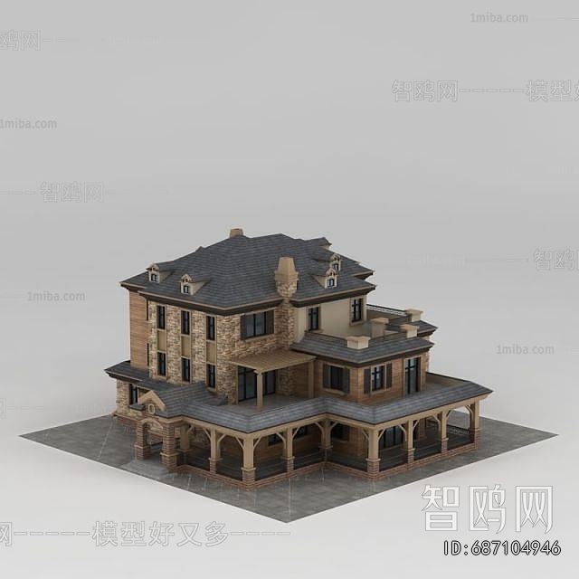 Simple European Style Detached Villa