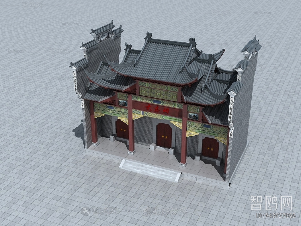 New Chinese Style Religious Architecture