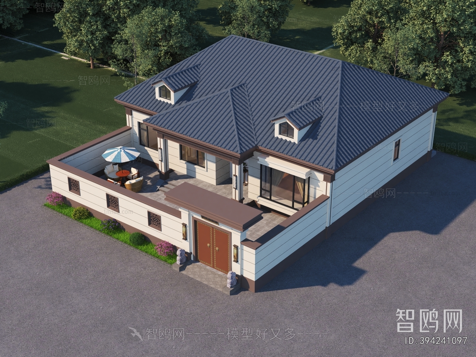 New Chinese Style Detached Villa