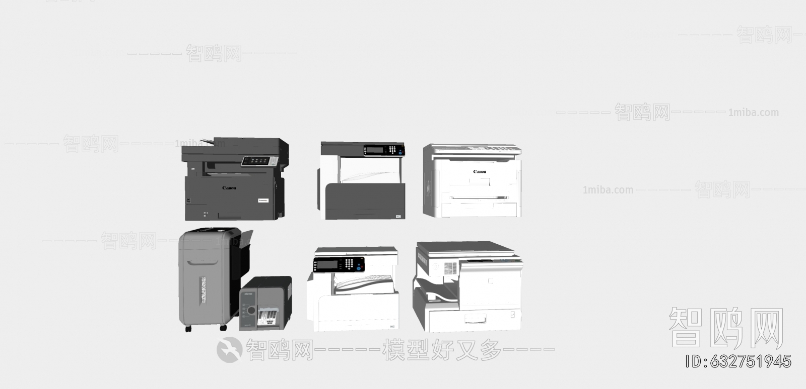 现代办公打印机组合