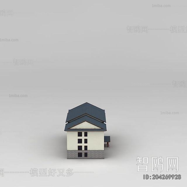 New Chinese Style Appearance Of Commercial Building