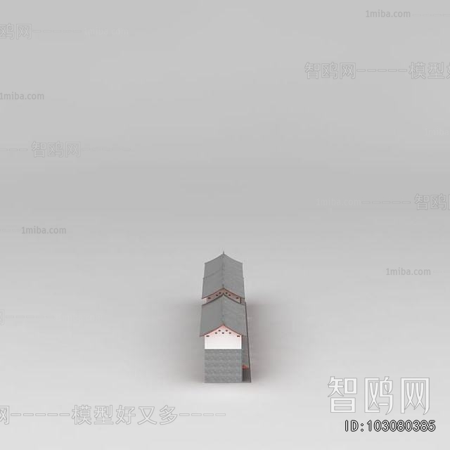 New Chinese Style Appearance Of Commercial Building