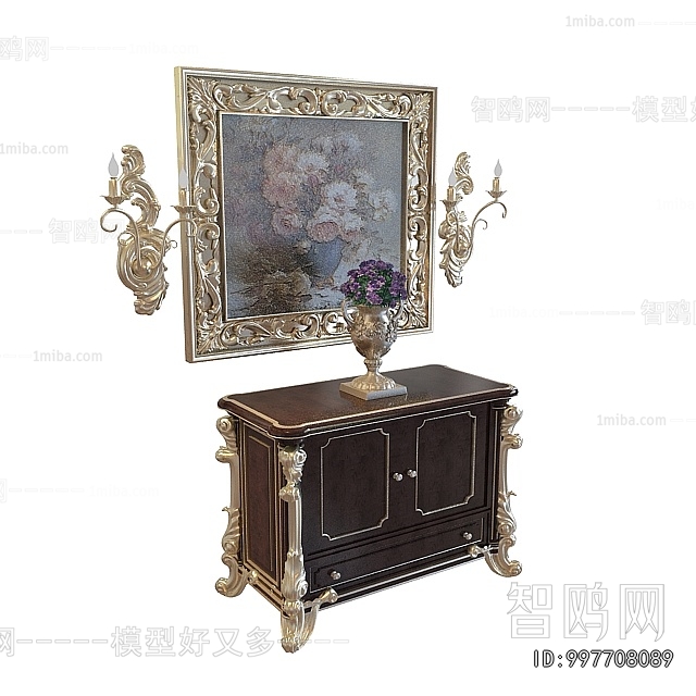 European Style Side Cabinet