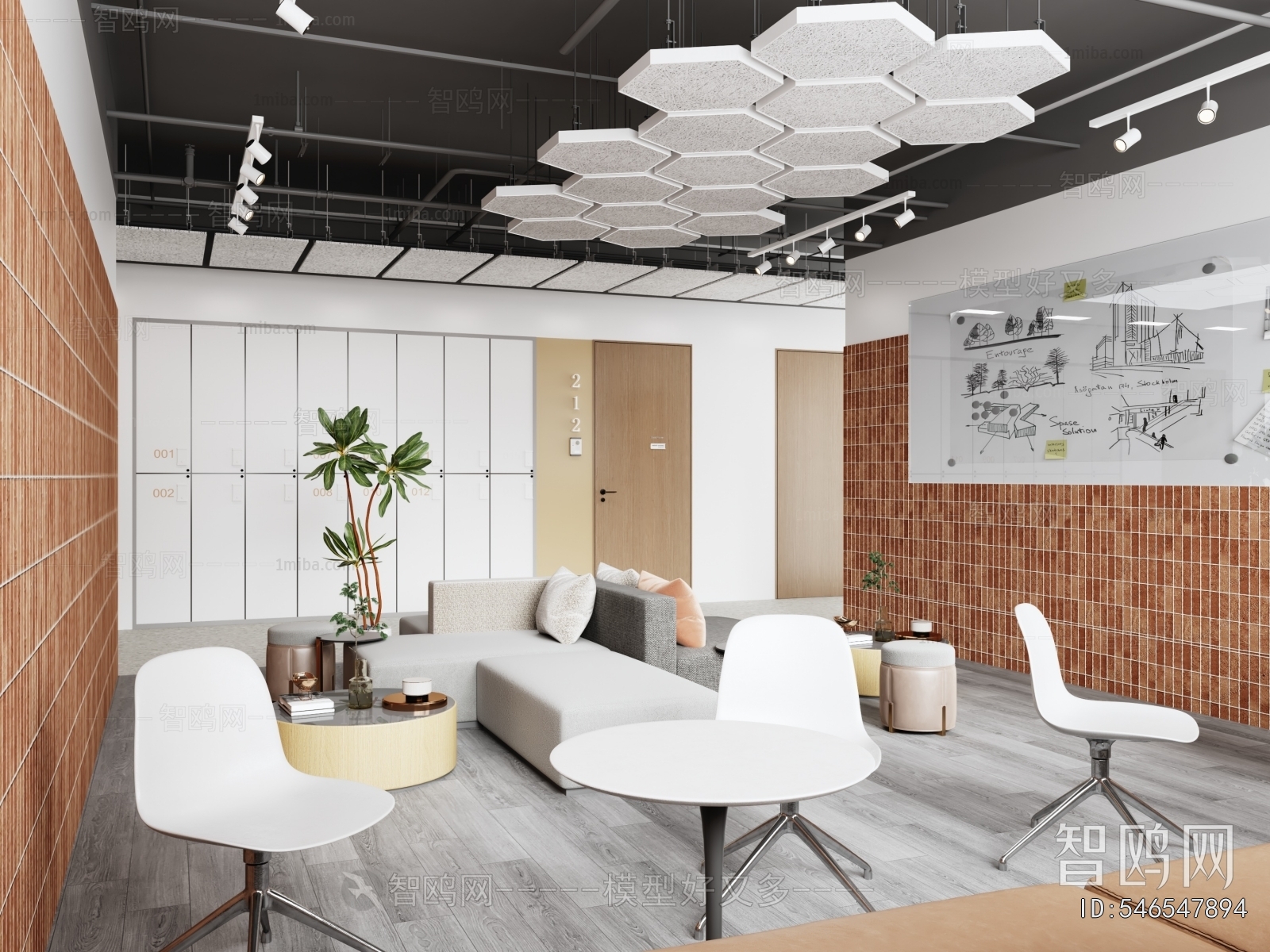 Modern Office Rest Area