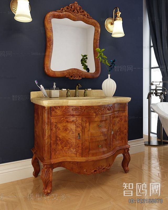 European Style Bathroom Cabinet
